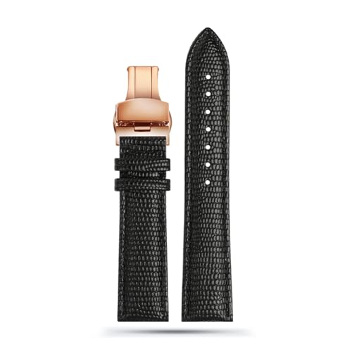 CBLDF Uhrenarmband aus echtem Leder, für Herren und Damen, 16 mm, 18 mm, 20 mm, 22 mm, Schwarz / Braun / Rot, 14 mm, Achat von CBLDF