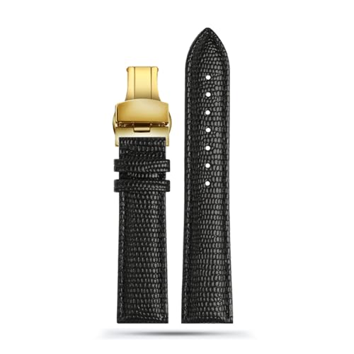 CBLDF Uhrenarmband aus echtem Leder, für Herren und Damen, 16 mm, 18 mm, 20 mm, 22 mm, Schwarz / Braun / Rot, 14 mm, Achat von CBLDF