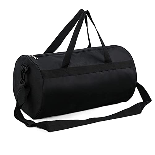 CCAFRET Gym Tasche Sporttasche Herren Gym Trainingsschuhe Tasche Herren Fitness Gepäckträger Reisehandtaschen für Damen (Color : Black) von CCAFRET