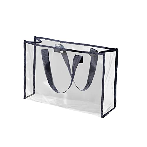 CCOOfhhc Badetasche, Kosmetik-Aufbewahrungstasche, multifunktionale, transparente Kulturtasche, große Kapazität, Strandtasche Mülltrennsystem Taschen (Navy, One Size) von CCOOfhhc