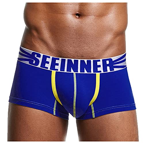 CCOOfhhc Einfarbig Bequeme Weiche Boxershorts Briefs Boxershorts Microfaser Atmungsaktive Sport Boxer Shorts Retroshort Herren Unterhosen Slip von CCOOfhhc