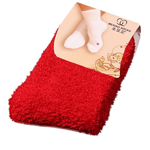 CCOOfhhc Thermosocken Damen 39-42 Antirutsch Weihnachten Weiche Kuschelsocken Haussocken Thermo Lässig Socken Weihnachtssocken Gefüttert Warm Stricksocken Thermosocken Rutschfest Warme Wandersocken von CCOOfhhc