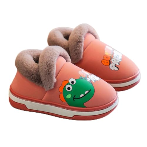 CCTUNG Hausschuhe für Kinder, Jungen, Stiefel, Baumwolle, Winter, für Kinder, Dinosaurier, Baby, Hausschuhe, wasserdicht, Freizeitschuhe, Outdoor von CCTUNG