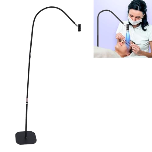 6W LED-Nagel-UV-Lampe, mit Fußschalter, Schwanenhals-Flexschlauchverstellung, Abnehmbarer Kopf, Gel-Nagellampe, Stehlampe für Gelnägel von CCYLEZ