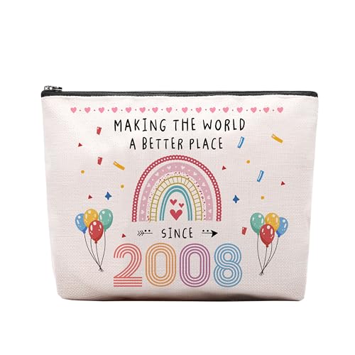CEASQVAA Make-up-Tasche zum 13. Geburtstag, lustige 2011 Geburtstagsdekoration, Make-up-Tasche für sie, Schwester, Tochter, Nichte, niedliche Kosmetiktasche, Reisetasche, 16. CEASQVAA Make-up-Tasche zum 13. Geburtstag, lustige 2011 Geburtstagsdekoration, Make-up-Tasche für sie, Schwester, Tochter, Nichte, niedliche Kosmetiktasche, Reisetasche, 16. von CEASQVAA