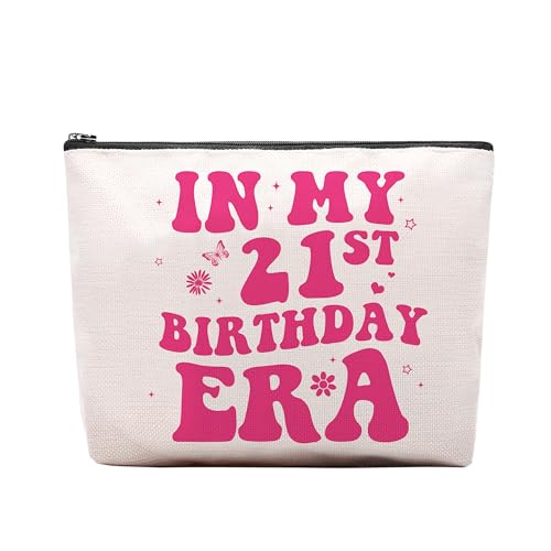 CEASQVAA Make-up-Tasche zum 13. Geburtstag, lustige 2011 Geburtstagsdekoration, Make-up-Tasche für sie, Schwester, Tochter, Nichte, niedliche Kosmetiktasche, Reisetasche, 21. und 2 CEASQVAA Make-up-Tasche zum 13. Geburtstag, lustige 2011 Geburtstagsdekoration, Make-up-Tasche für sie, Schwester, Tochter, Nichte, niedliche Kosmetiktasche, Reisetasche, 21. und 2 von CEASQVAA