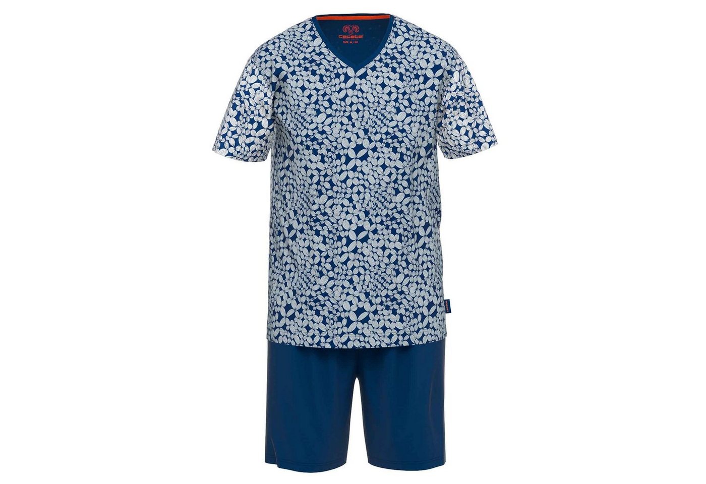 CECEBA Pyjama Herren Schlafanzug, 2-tlg. Set - Shorty, kurz von CECEBA