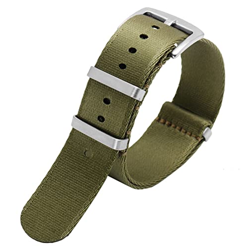 CEKGDB Uhrenarmband aus Nato-Nylongewebe, 20 mm, 22 mm, Sport-/Militär-Fallschirmband, Uhrenarmband für Seiko/Omega/Rolex 300, 20 mm, Achat von CEKGDB