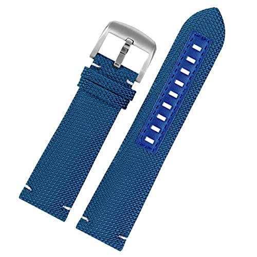 CEKGDB Uhrenarmband aus echtem Leder für Mido M026.629/430 Ocean Star M042.430 Navigator Helmsman atmungsaktives Nylon-Uhrenarmband 22 m Gurt, 22 mm, Achat von CEKGDB