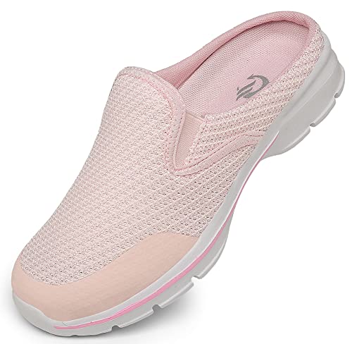 CELANDA Damen Herren Clogs Hausschuhe Sommer Pantoletten Leichte Atmungsaktive Walking Schuhe Bequem Gartenschuhe für Unisex Weiche Freizeit Pink 38EU von CELANDA