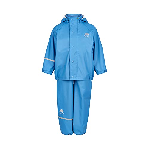 CELAVI Jungen Zweiteiliger Regenanzug in Vielen Farben Regenjacke, Blau (Blue 728), (Herstellergröße:80) von Celavi