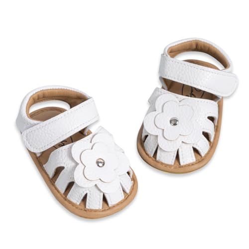 CENCIRILY Baby Jungen Mädchen Sandalen Bowknoten Floral Sommer Schuhe Weiche Anti-Rutsch Gummisohle Lauflernschuhe Säugling Outdoor Sommerschuhe 0-18M von CENCIRILY