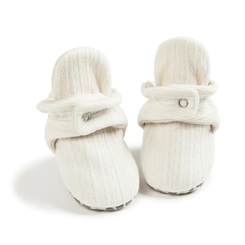 CENCIRILY Neugeborene Jungen Mädchen Schneestiefel Baby Weiche Winterschuhe Niedlich Fleece Socke Krabbelschuhe mit rutschfestem von CENCIRILY