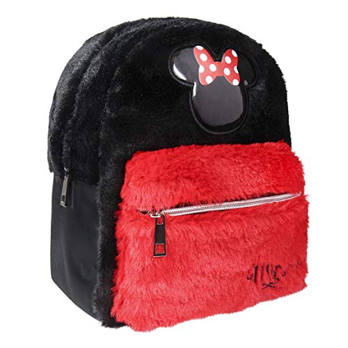 CERDÁ LIFE'S LITTLE MOMENTS 2100002770 Freizeitrucksack Minnie Unisex Kinder, Schwarz, 26 cm, Schwarz, 26 cm, Lässiger Rucksack von CERDÁ LIFE'S LITTLE MOMENTS