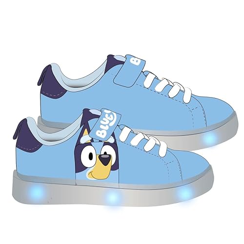 CERDÁ LIFE'S LITTLE MOMENTS Bluey Turnschuhe mit Lichtern Sneaker, blau, 29 EU von CERDÁ LIFE'S LITTLE MOMENTS