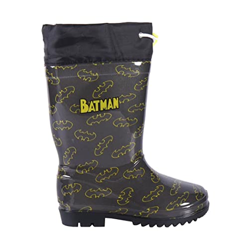 CERDÁ LIFE'S LITTLE MOMENTS Gummistiefel Jungen mit verstellbarem Gummizug für besseren Tragekomfort und minimales Wassereindringen, Grau, 29 EU von CERDÁ LIFE'S LITTLE MOMENTS