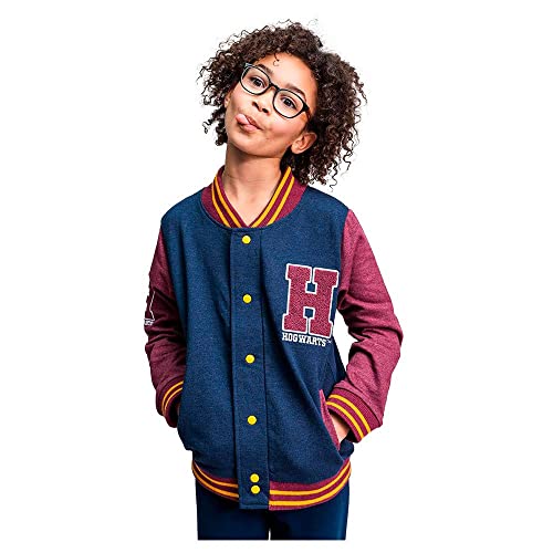 CERDÁ LIFE'S LITTLE MOMENTS Jungen Harry Potter Collegejacke Kinder College Jacke mit Knöpfen Sweatshirt, Dunkelblau, 10 Jahre von CERDÁ LIFE'S LITTLE MOMENTS