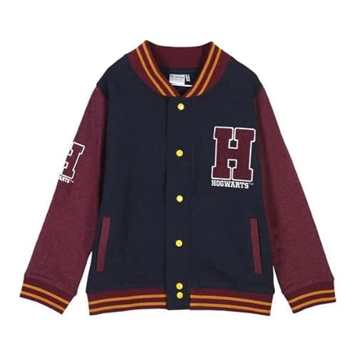 CERDÁ LIFE'S LITTLE MOMENTS Jungen Harry Potter Collegejacke Kinder College Jacke mit Knöpfen Sweatshirt, Dunkelblau, 8 Jahre von CERDÁ LIFE'S LITTLE MOMENTS