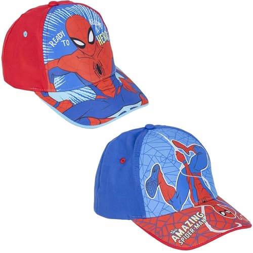 CERDÁ LIFE'S LITTLE MOMENTS Jungen Kindermütze mit Spiderman-Visier, Rot Cap, One Size von CERDÁ LIFE'S LITTLE MOMENTS