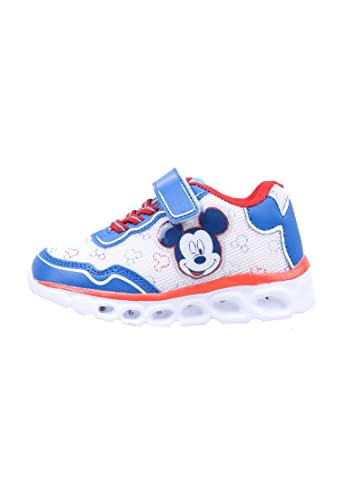 CERDÁ LIFE'S LITTLE MOMENTS Mickey Mouse Kinderschuhe Jungen Licht | LED Schuhe Kinder-Offizielle Disney Lizenz, Blau, 27 EU von CERDÁ LIFE'S LITTLE MOMENTS