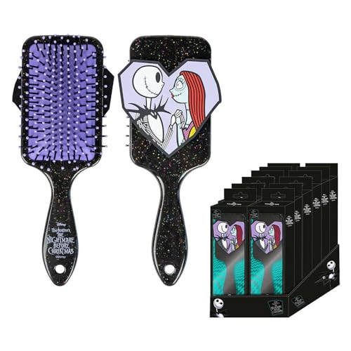 CERDÁ LIFE'S LITTLE MOMENTS - Nightmare Before Christmas Haarbürste - Schwarz - Entwirrungsbürste - Jack und Sally Druckdesign - Originalprodukt CERDÁ LIFE'S LITTLE MOMENTS - Nightmare Before Christmas Haarbürste - Schwarz - Entwirrungsbürste - Jack und Sally Druckdesign - Originalprodukt von CERDÁ LIFE'S LITTLE MOMENTS