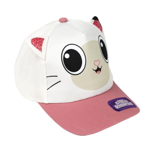 CERDÁ LIFE'S LITTLE MOMENTS Unisex Kids Gabby's Dollhouse Kindermütze Cap, White, Einheitsgröße von CERDÁ LIFE'S LITTLE MOMENTS