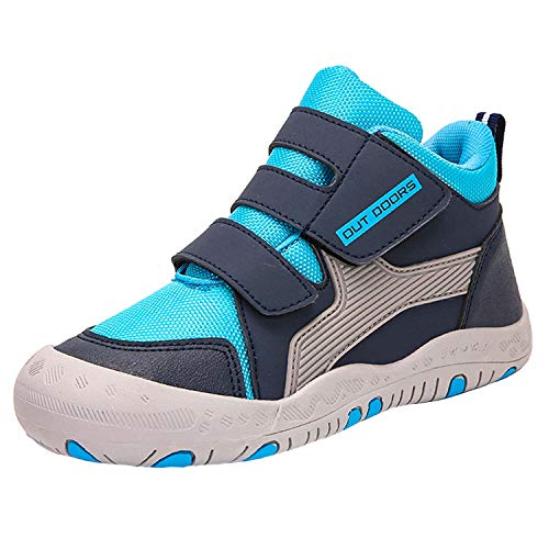 Unisex Kinder Mid Trekking Wanderhalbschuhe Junge Mädchen Rutschfeste Antikollisions Outdoor Leichtgewicht Sportschuhe Komfortabel Langlebig Breathable Freizeitschuhe Wasserdichte Schuhe Blau 25 von CERYTHRINA