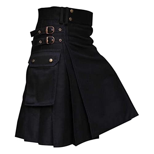 CEWIFO schottischer Kilt männer Herren Scottish Skirt Herren Scottish Skirt Schmale Passform Party schottischer Kilt Schuhe Faltenrock für Herren schottischer Kilt männer Vintage von CEWIFO