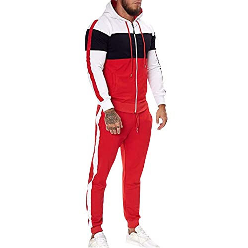 CEWIFO zip hoodie herren braun jogginganzug herren hoodies für männer weiß tracksuit herren vintage pullover herren sweatshirt herren langarm ohne kragen herren kapuzenjacke 3xl #01 von CEWIFO