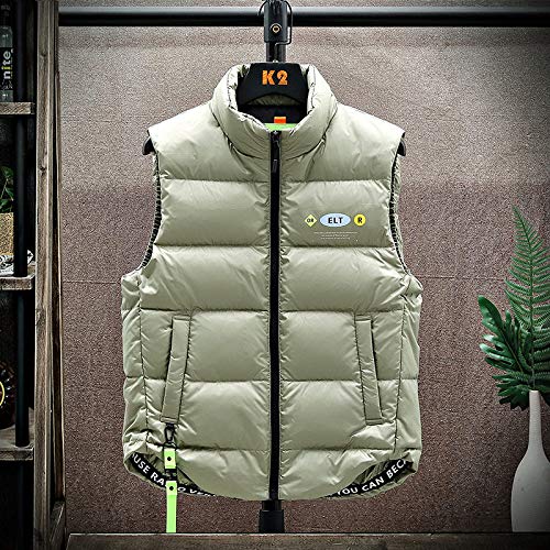 CFCYS Daunenweste Für Herren,Süße,Leichte,Ärmellose,Gepolsterte Weste Mit Warmem Mantel,Kurze,Übergroße,Dickere,Gesteppte Weste Für Kletterreisen Im Freien Im Winter,Beige,XXL CFCYS Daunenweste Für Herren,Süße,Leichte,Ärmellose,Gepolsterte Weste Mit Warmem Mantel,Kurze,Übergroße,Dickere,Gesteppte Weste Für Kletterreisen Im Freien Im Winter,Beige,XXL von CFCYS