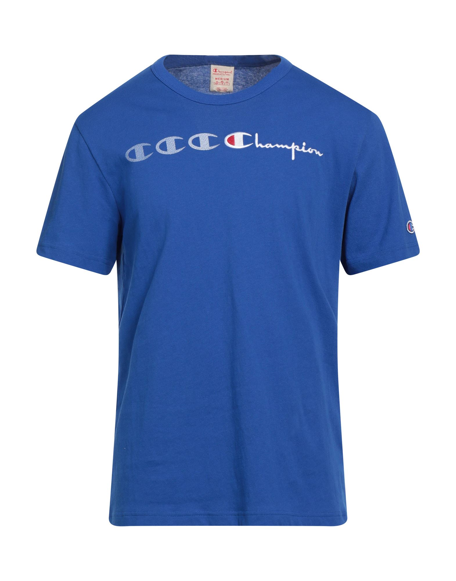 CHAMPION T-shirts Herren Blau von CHAMPION