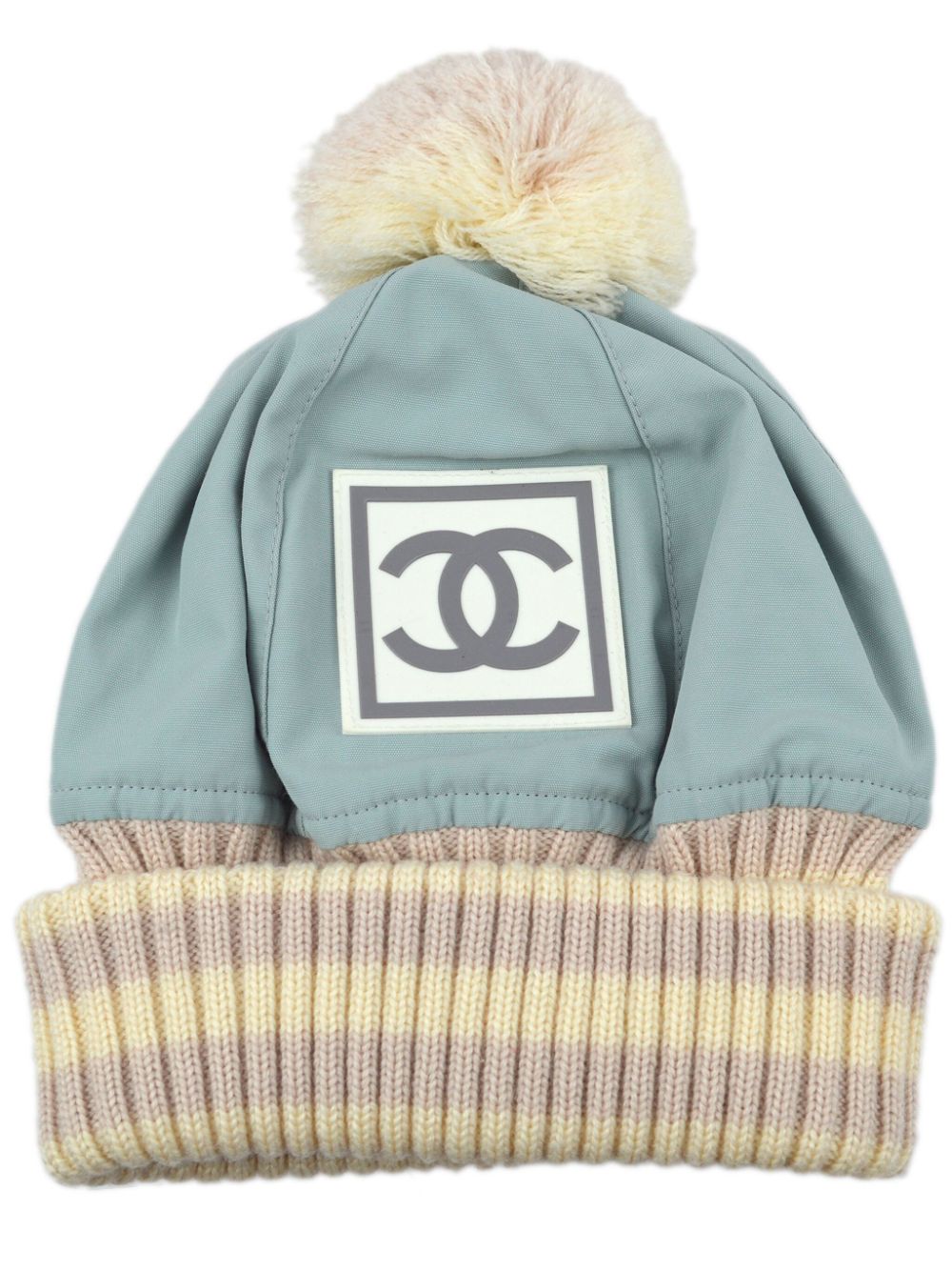 CHANEL Pre-Owned 1990-2000 Sport Line Beanie - Blau von CHANEL Pre-Owned