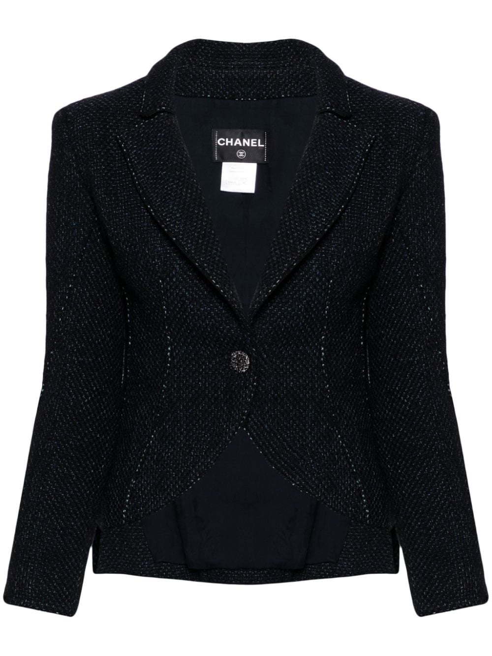 CHANEL Pre-Owned 1990-2000 Tweed-Blazer - Blau von CHANEL Pre-Owned