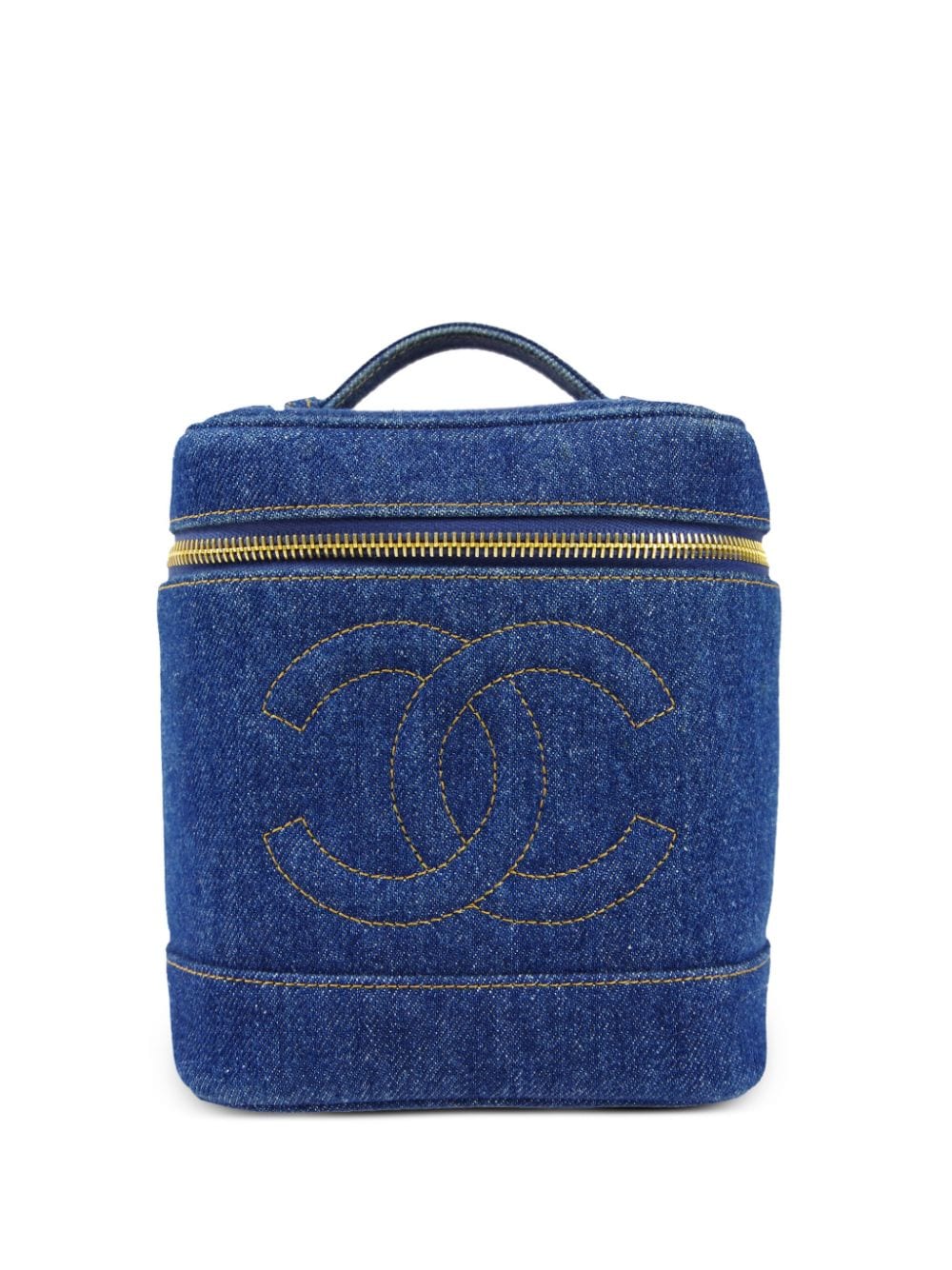 CHANEL Pre-Owned 1997 Vanity Handtasche - Blau von CHANEL Pre-Owned