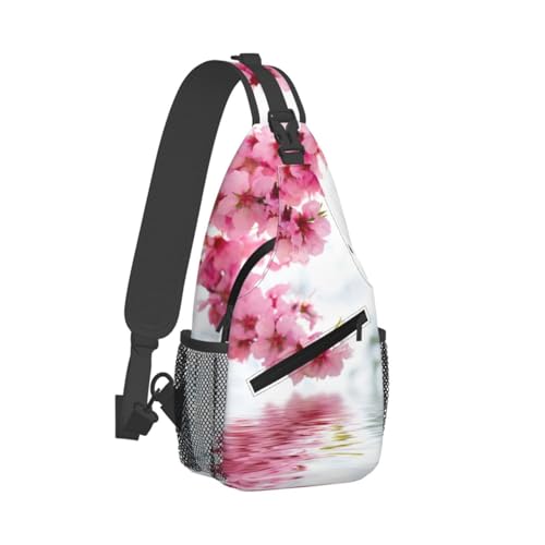 CHANGLEI Spring Nature Herren-Umhängetasche, lässiges Crossbody-Brusttasche, strapazierfähiges Polyester mit stilvollem Druck, knitterfreies Design, großes Fassungsvermögen, perfekt für Reisen, den CHANGLEI Spring Nature Herren-Umhängetasche, lässiges Crossbody-Brusttasche, strapazierfähiges Polyester mit stilvollem Druck, knitterfreies Design, großes Fassungsvermögen, perfekt für Reisen, den von CHANGLEI