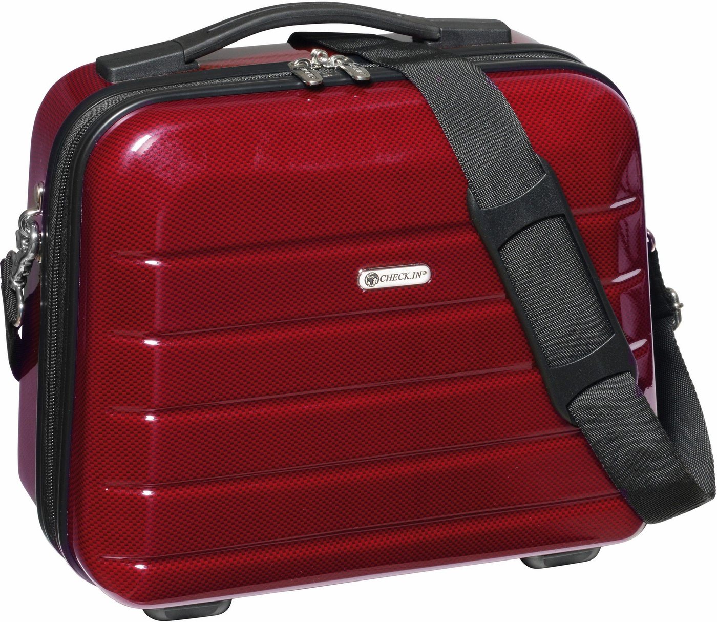 CHECK.IN® Beautycase London 2.0, Kosmetiktasche, zum Aufstecken, Reisetasche, mit Schulterriemen von CHECK.IN®