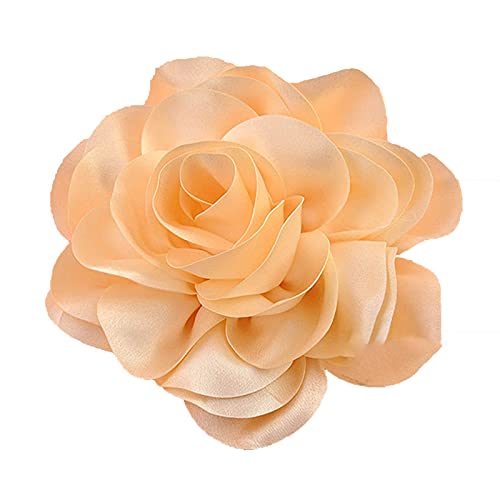 20cm große Blumenbrosche aus Stoff mit Rose, große Blumenbrosche für Damen und Herren, übergroße Blumenbrosche für Hochzeit, Party, Kleid und Schal, Geschenk für sie von CHENGXINWENHUA