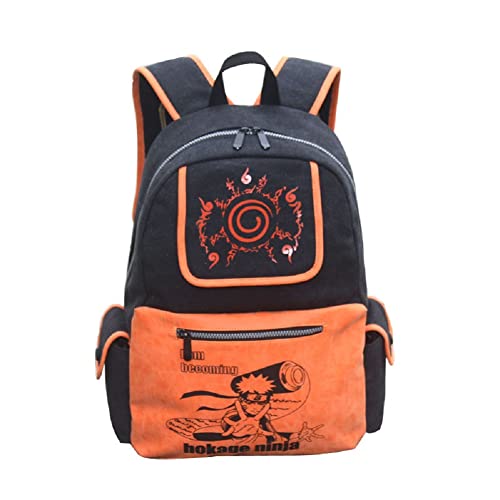 CHENMA Anime Canvas Jungen Bag Daypack Schultertasche Büchertasche Backpack Laptop Rucksack Naru von CHENMA