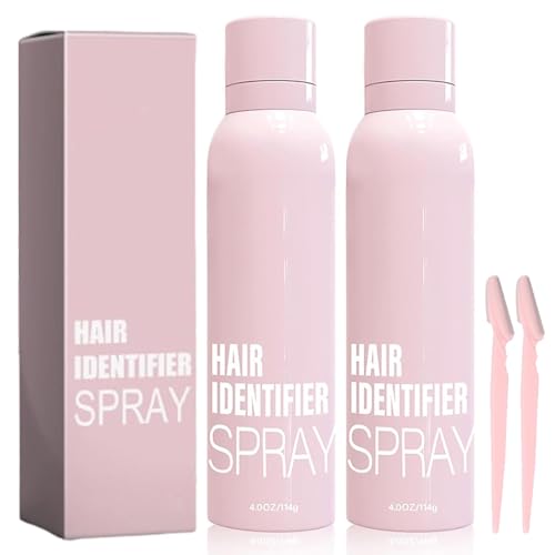 Hair Identifier Spray For Face Shaving, Hair Identifier Spray For Dermaplaning, Haarerkennungsspray für die Gesichtsrasur, Gesicht Haar Identifier Spray, Haarerkennungsspray für Gesicht (2 Set) von CHENRI