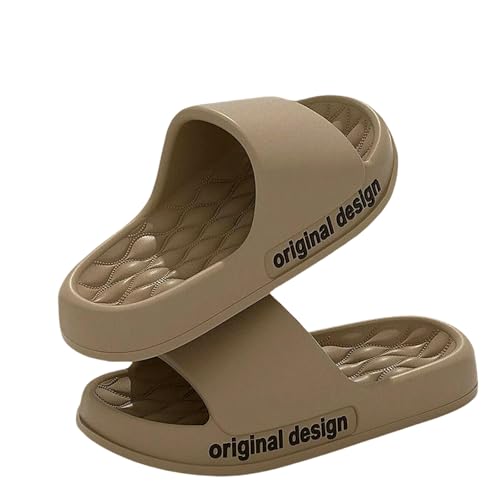 CHENSHI Sommer Hausschuhe Dicke Plattform Weiche Sohle Gleits Sandalen Frau Strand Nicht -slip -flip -flops Badezimmer Rutscher-kaffee-36-37 CHENSHI Sommer Hausschuhe Dicke Plattform Weiche Sohle Gleits Sandalen Frau Strand Nicht -slip -flip -flops Badezimmer Rutscher-kaffee-36-37 von CHENSHI