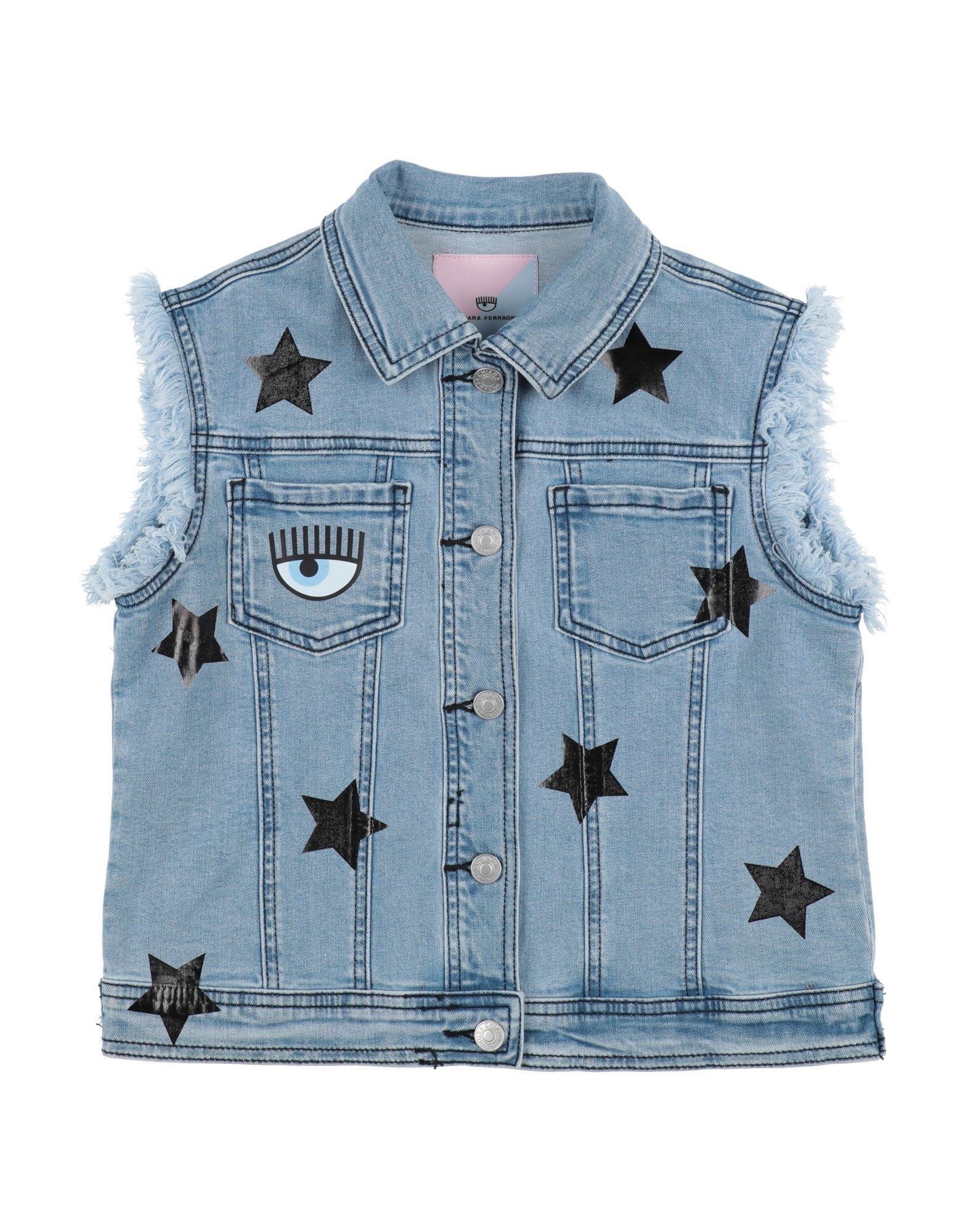 CHIARA FERRAGNI Jeansjacke/-mantel Kinder Blau von CHIARA FERRAGNI