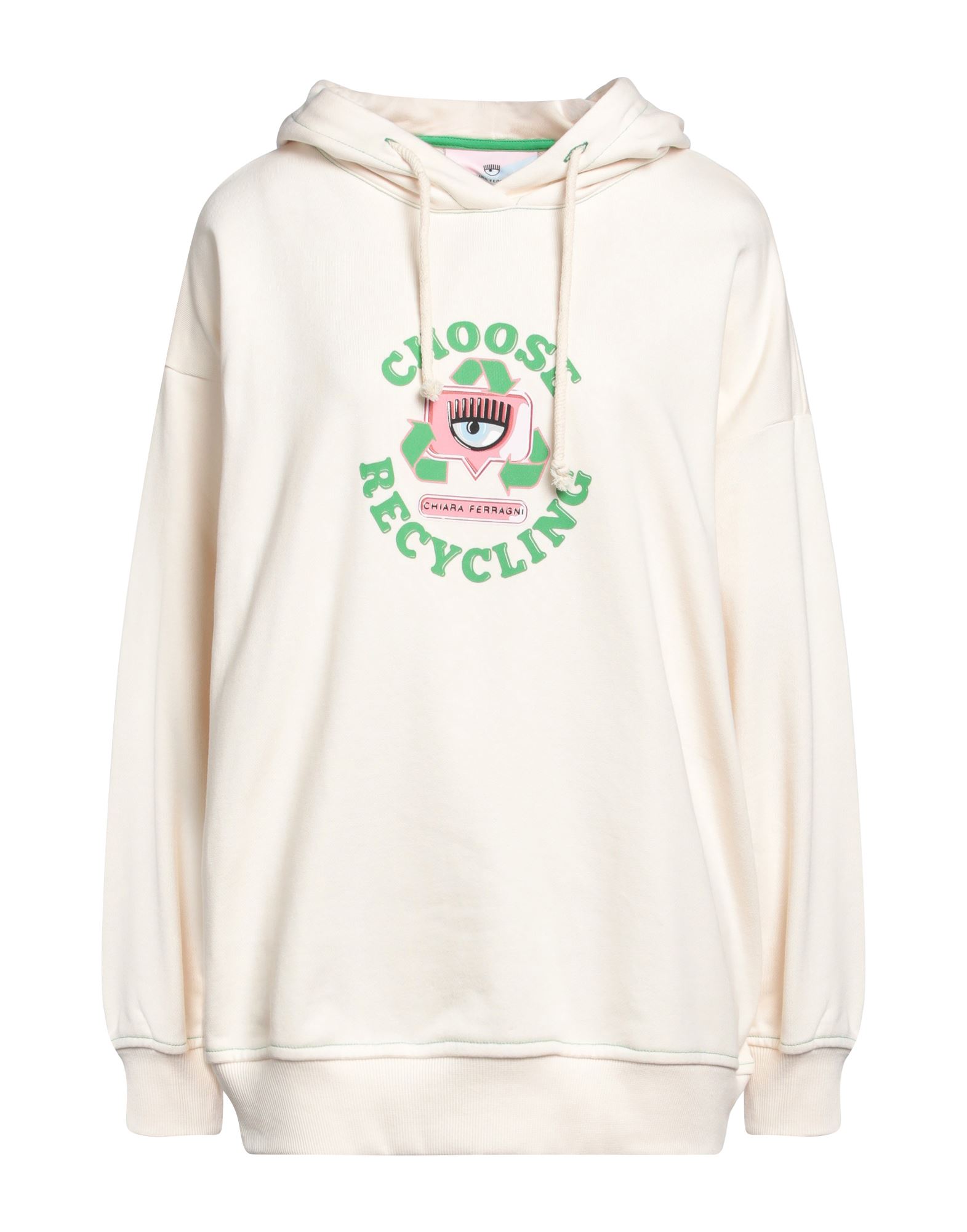 CHIARA FERRAGNI Sweatshirt Damen Elfenbein von CHIARA FERRAGNI