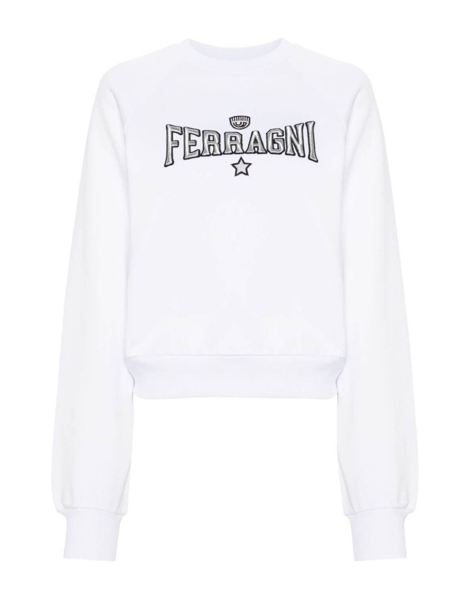 CHIARA FERRAGNI Sweatshirt Damen Weiß von CHIARA FERRAGNI