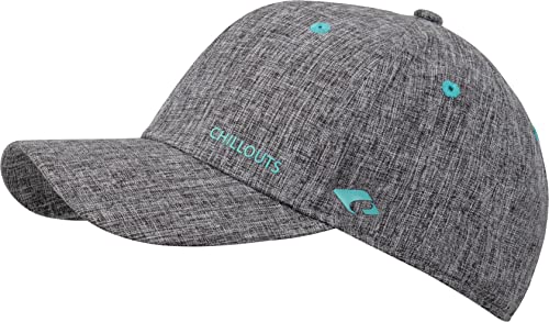 CHILLOUTS Unisex Christchurch Baseballkappe, 20 Grey/Turquoise, Einheitsgröße EU von CHILLOUTS