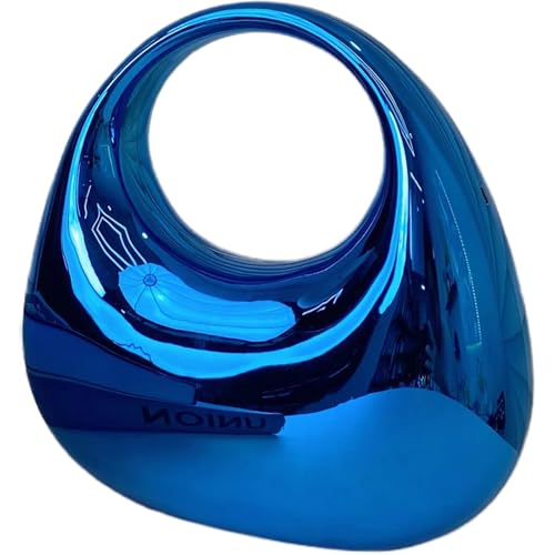 CHIZISX Abendtasche für Damen, Acryl, modische Abend-Handtasche, Mondform, Crossbody-Tasche für Party, Hochzeit, Mondform, Abend-Handtasche für Damen, Abend-Clutch, elegante Umhängetasche, blau, One CHIZISX Abendtasche für Damen, Acryl, modische Abend-Handtasche, Mondform, Crossbody-Tasche für Party, Hochzeit, Mondform, Abend-Handtasche für Damen, Abend-Clutch, elegante Umhängetasche, blau, One von CHIZISX