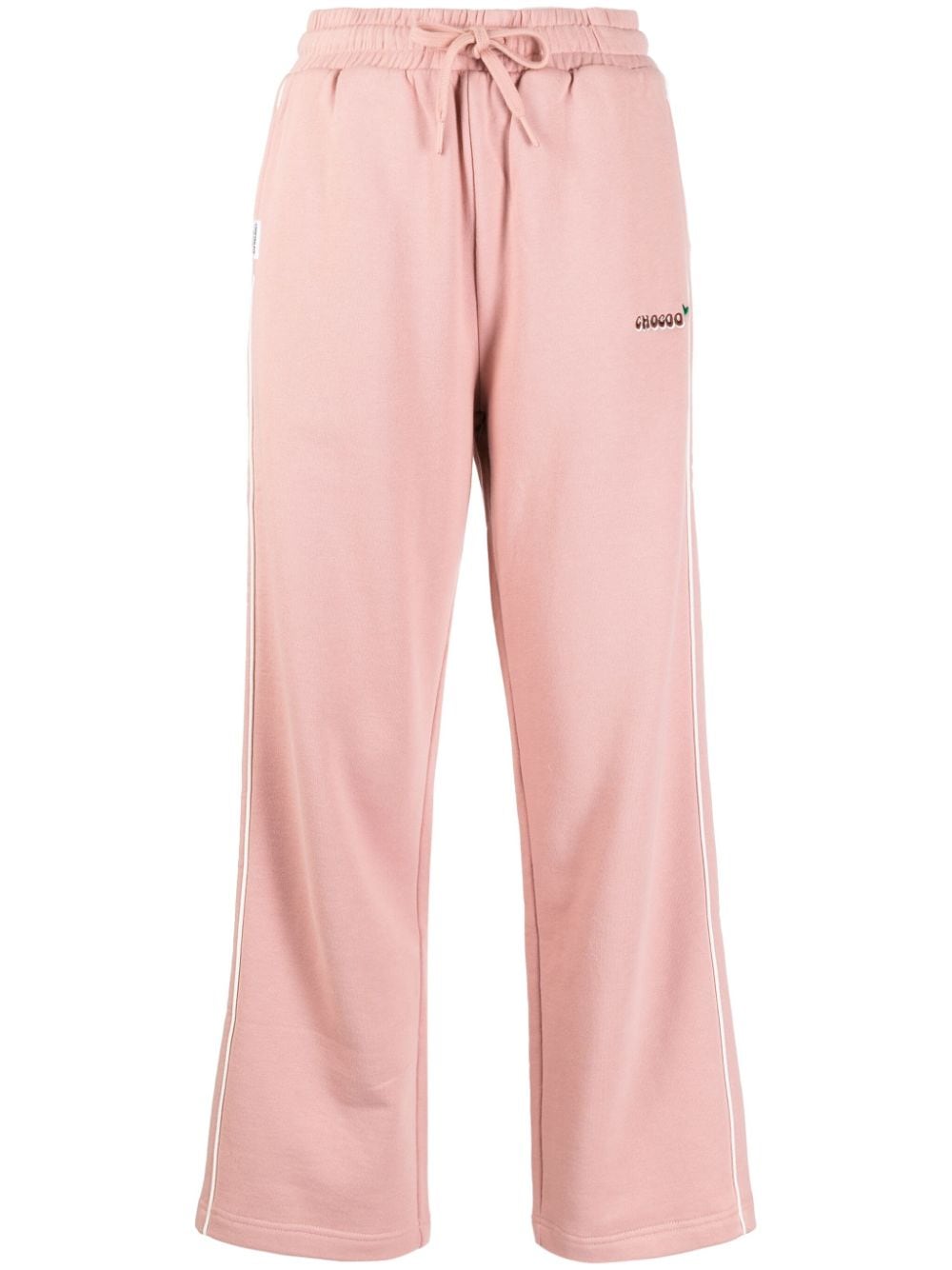 CHOCOOLATE Jogginghose mit Logo-Stickerei - Rosa von CHOCOOLATE