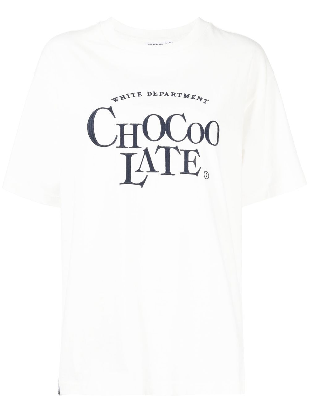 CHOCOOLATE T-Shirt mit Logo-Stickerei - Weiß von CHOCOOLATE