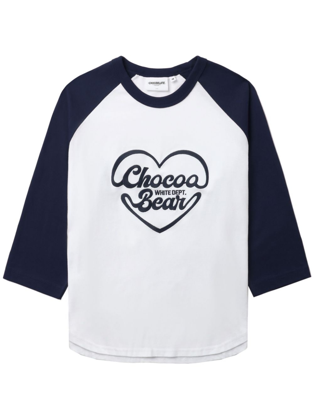 CHOCOOLATE T-Shirt mit Logo-Stickerei - Weiß von CHOCOOLATE