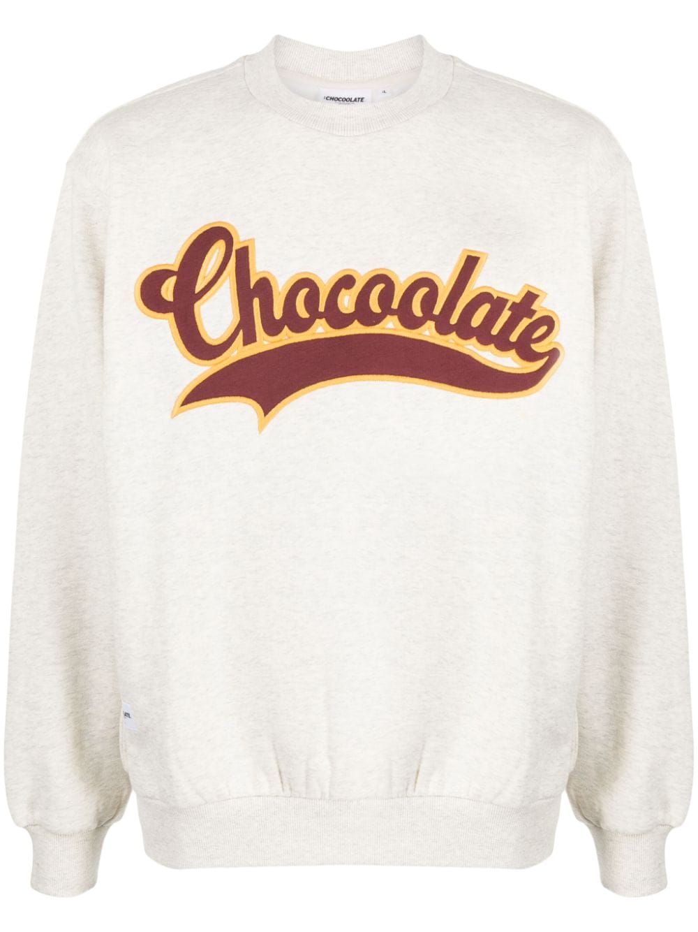 CHOCOOLATE Sweatshirt mit Logo-Stickerei - Nude von CHOCOOLATE