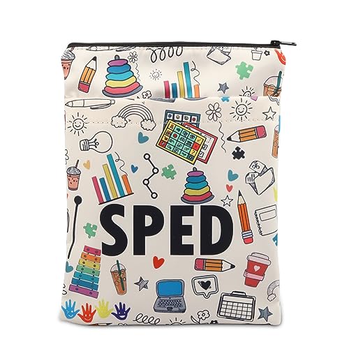 CHOORO Special Education Book Sleeve Sped Teacher Team Book Pouch Special Education Teacher Appreciate Gift (SPED B) von CHOORO